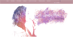 Desktop Screenshot of eatlovemakeup.com